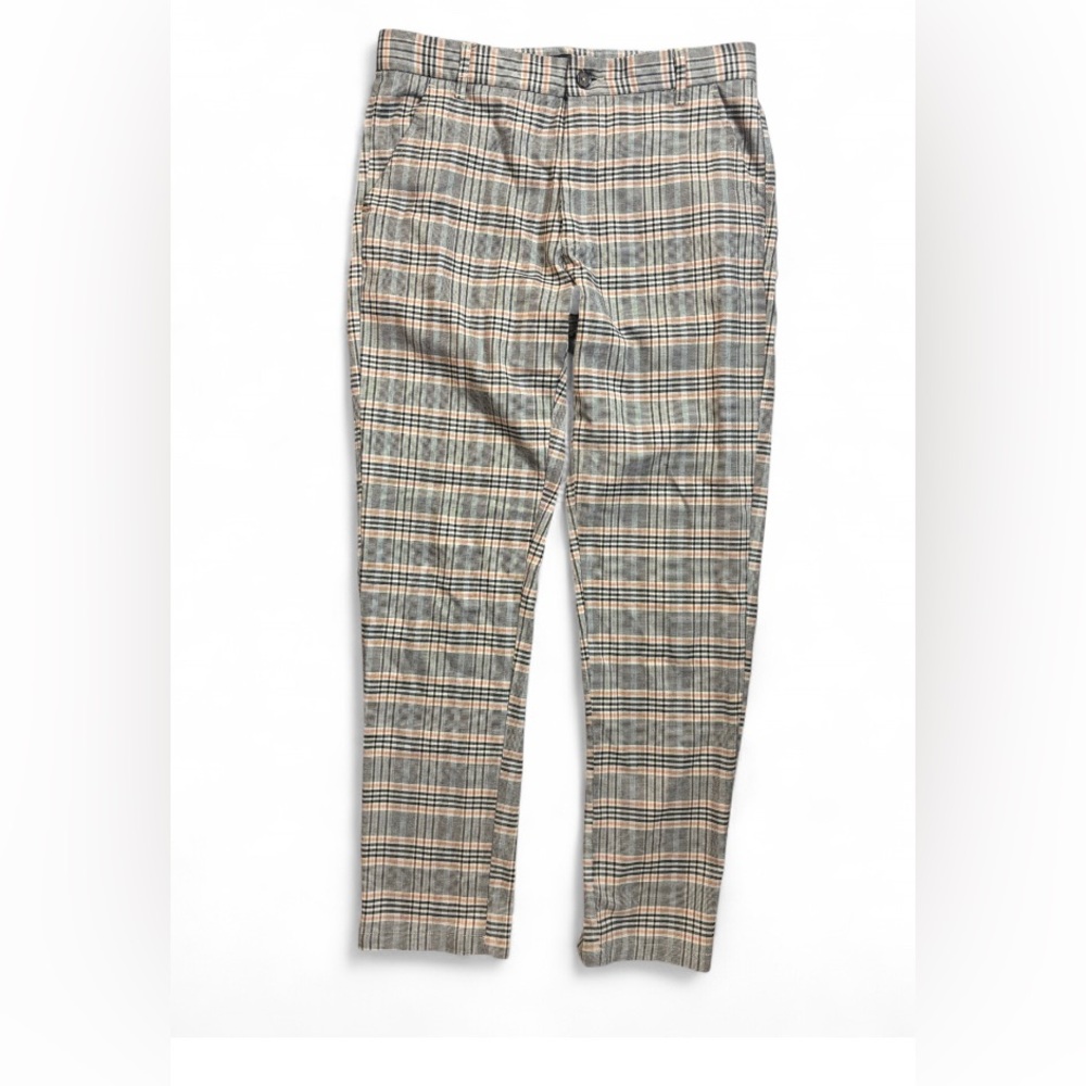 Soul Star England Plaid Trousers Men’s 32x30 Tailored Straight Leg Pants